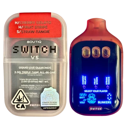 BOUTIQ SWITCH V5 (3 in 1) “CHERRY GELATO” (H) x “FRUIT STRIPE” (H) x “STRAW-TANGIE”(S)