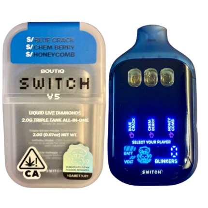 BOUTIQ SWITCH V5 (3 in 1) “BLUE CRACK” x “CHEM BERRY” x “HONEYCOMB” (SATIVA)
